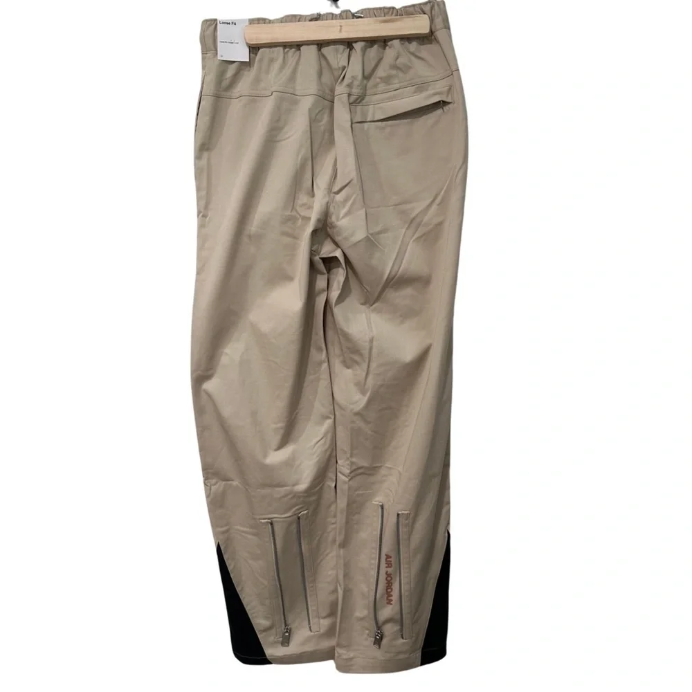 Nike Jordan Flight Heritage Men's Woven Pants Khaki Loose Fit SZ S NWT Ret. $150